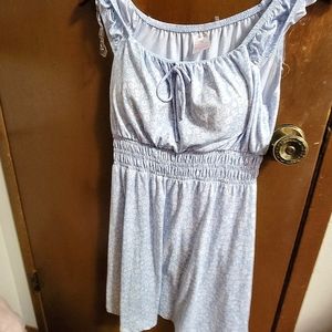 NO BOUNDRIES baby blue floral spring dress - NEW!